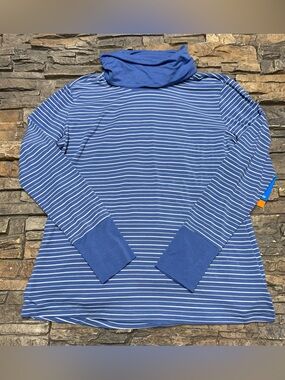 NEW Columbia Omni Shade Long Sleeve Striped Shirt Women’s XL Essential UPF NWT